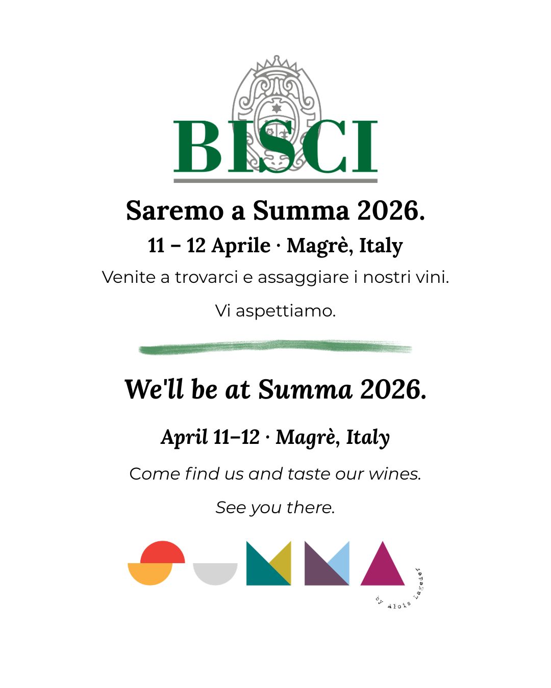 bisci a Summa 2026